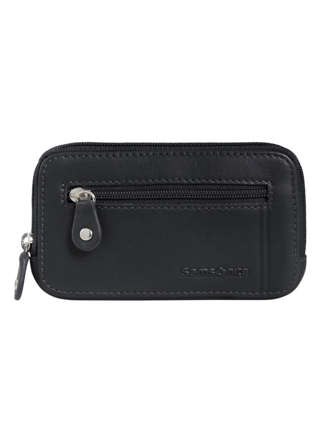 Samsonite Attack 3.0 SLG sleuteletui van leer - voorkant 2 zwart