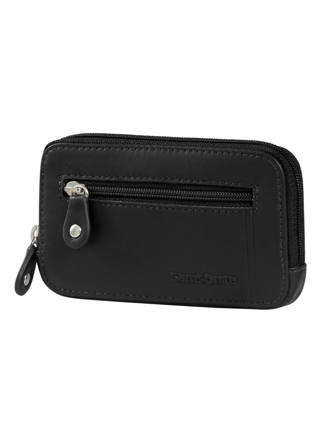 Samsonite Attack 3.0 SLG sleuteletui van leer - voorkant 3 zwart