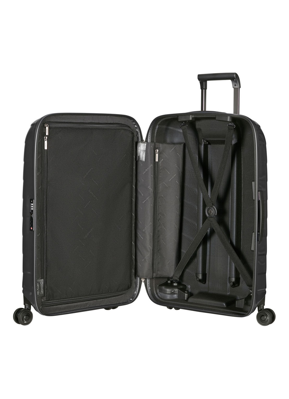 Samsonite Attrix spinner 75 cm - achterkant 3 zwart