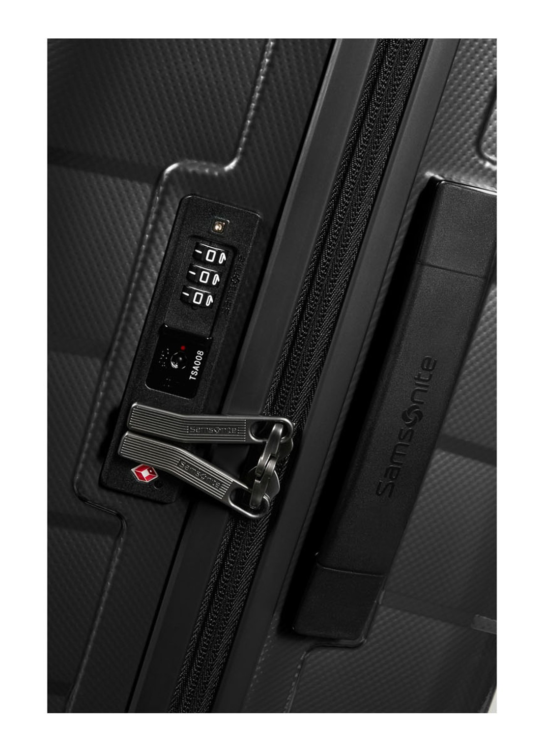 Samsonite Attrix spinner 75 cm - detail 5 zwart