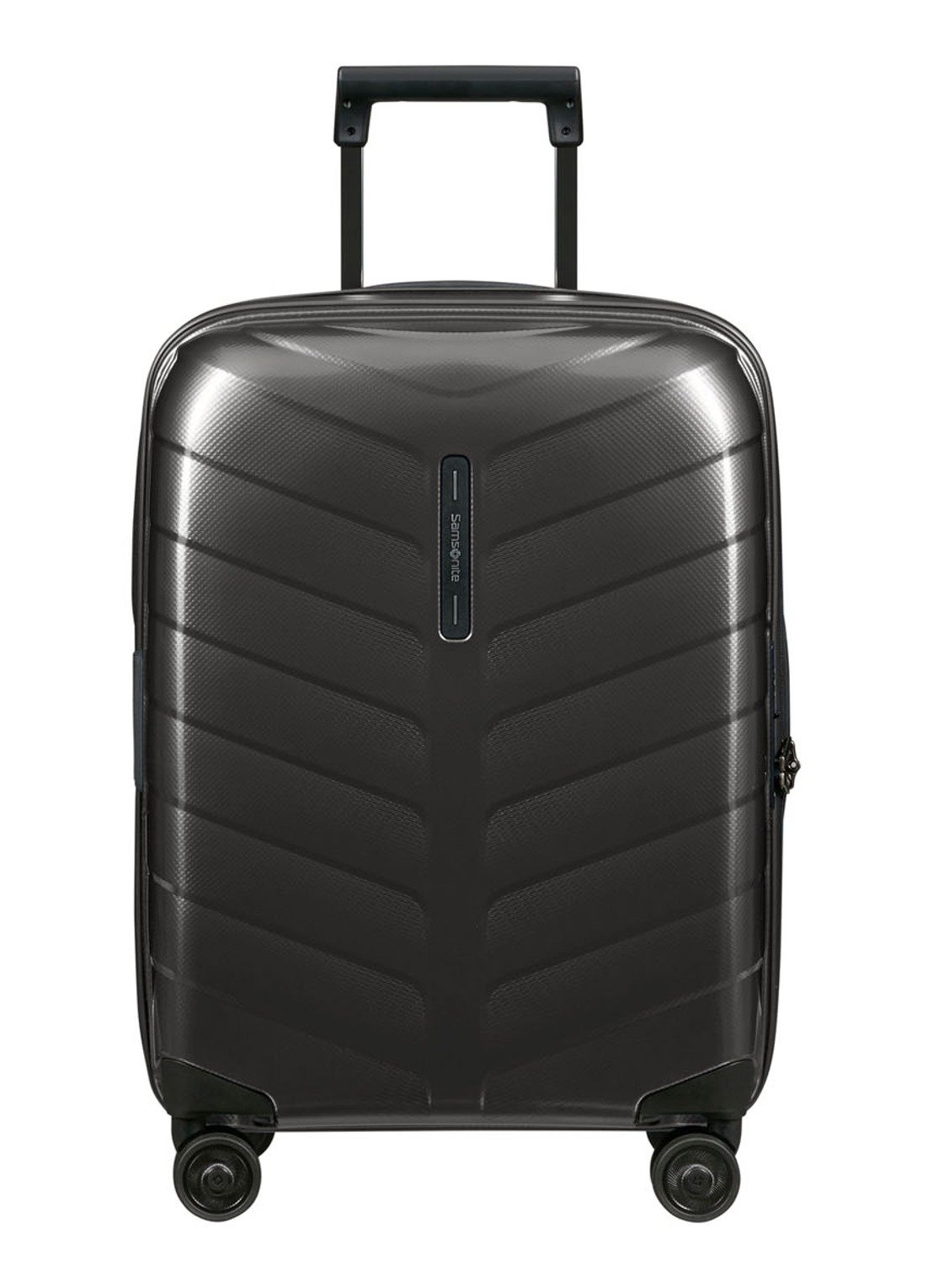 Samsonite Attrix vergrootbare spinner 55 cm - voorkant 3 antraciet