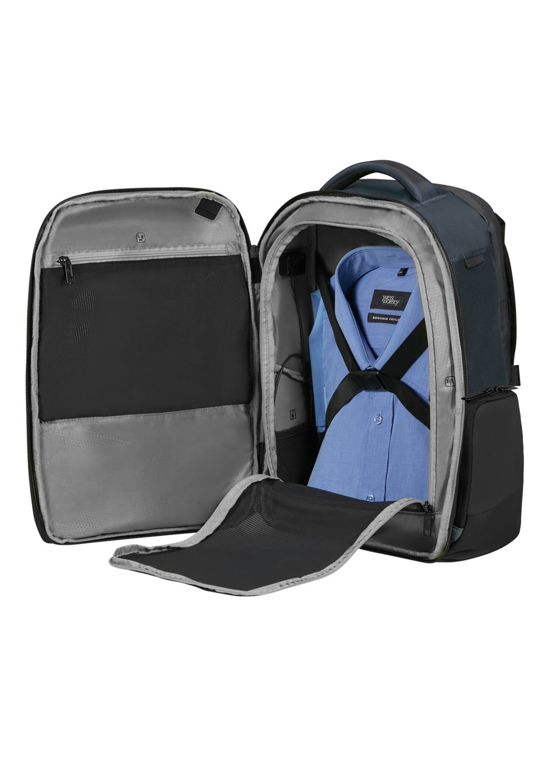Samsonite Biz2Go rugzak met 15,6 inch laptopvak - voorkant 2 blauw