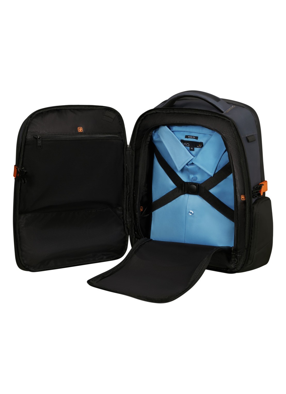 Samsonite Biz2Go rugzak met 15.6 inch laptopvak - voorkant 5 donkergrijs