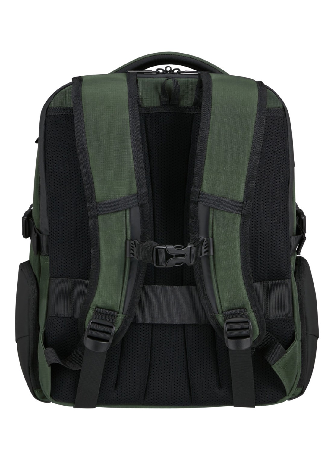 Samsonite Biz2go rugzak met 15 inch laptopvak - achterkant 7 groen