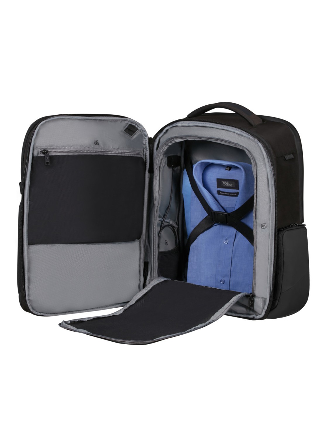 Samsonite Biz2Go rugzak met 17,3 inch laptopvak - voorkant 7 zwart