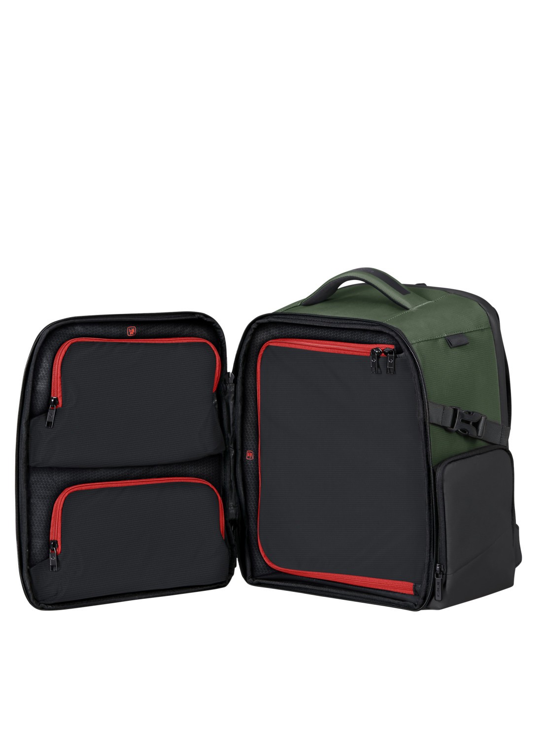 Samsonite Biz2Go rugzak - achterkant 4 donkergroen