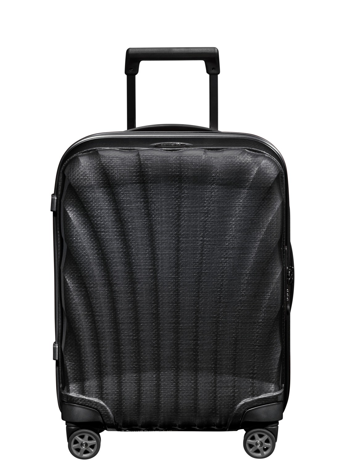 Samsonite C-Lite spinner 55 cm  - voorkant 4 zwart