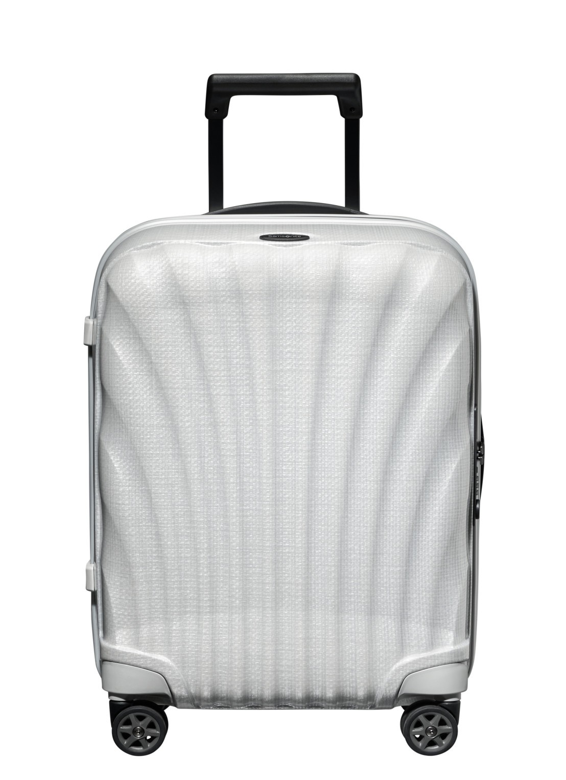 Samsonite C-Lite spinner 55 cm - voorkant 4 gebroken wit
