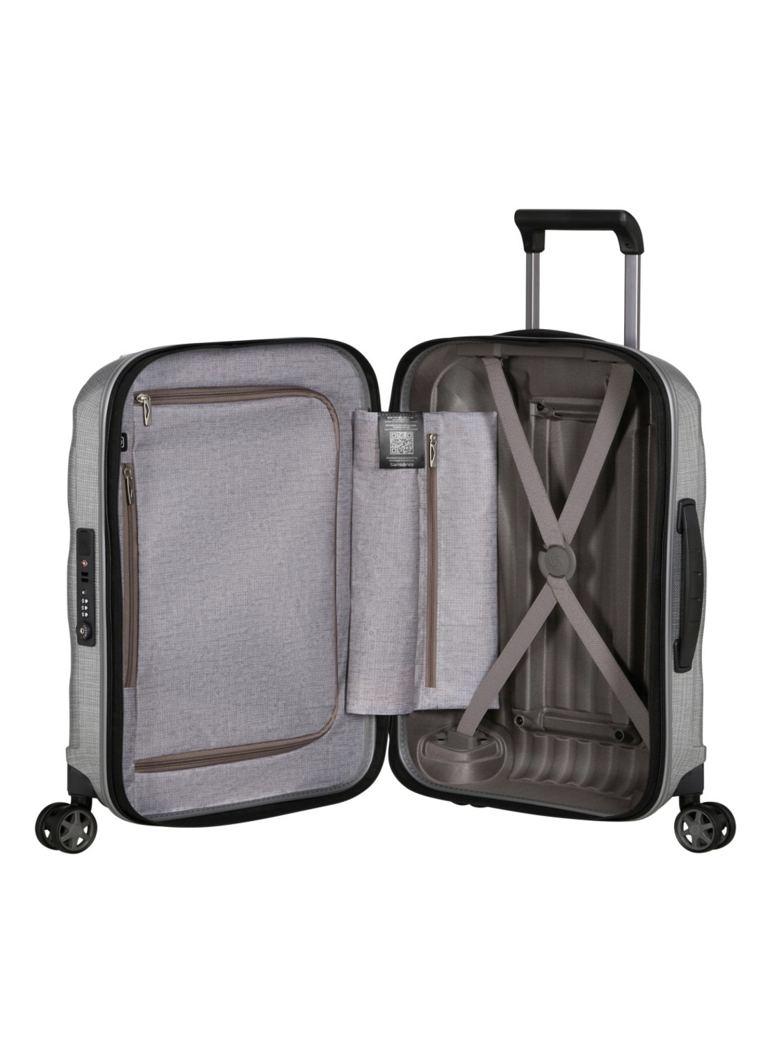 Samsonite C-Lite spinner 55 cm - achterkant 5 grijs