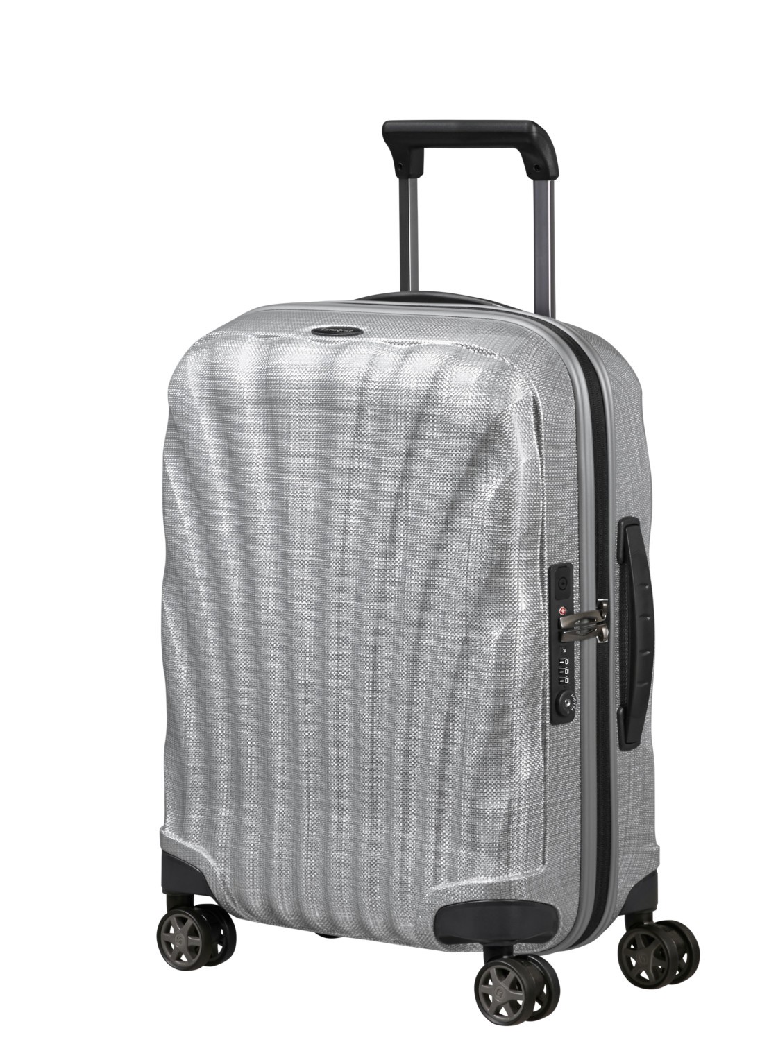 Samsonite C-Lite spinner 55 cm - voorkant 4 grijs