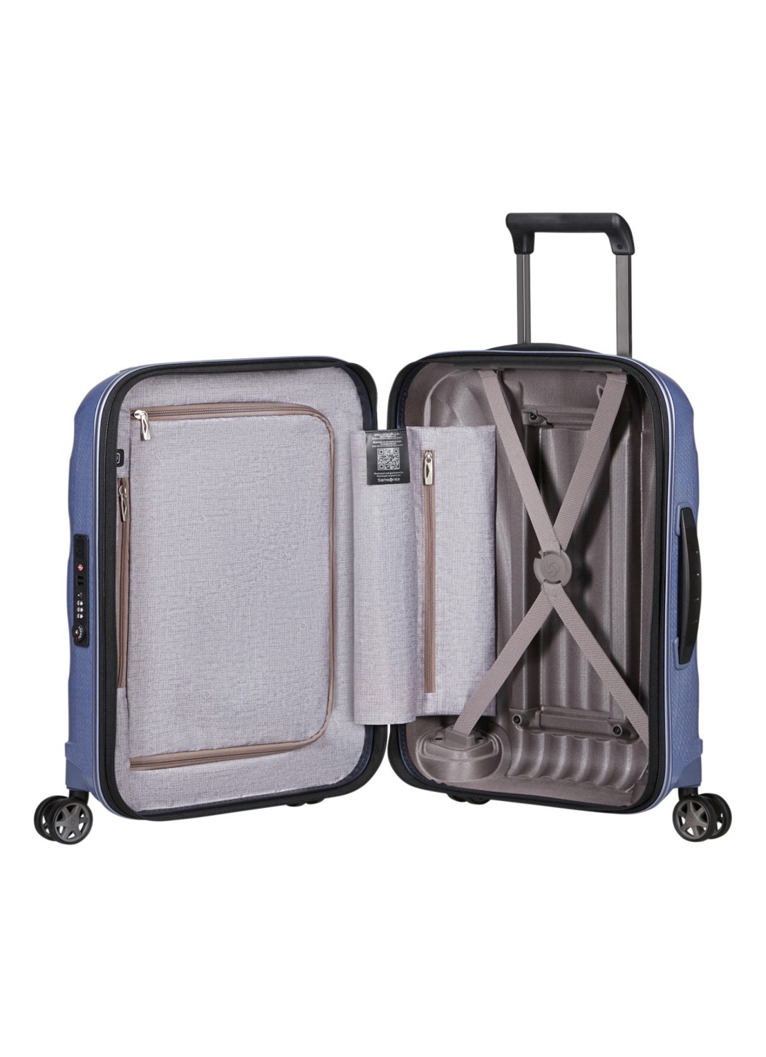 Samsonite C-Lite spinner 55 cm - detail lavendel