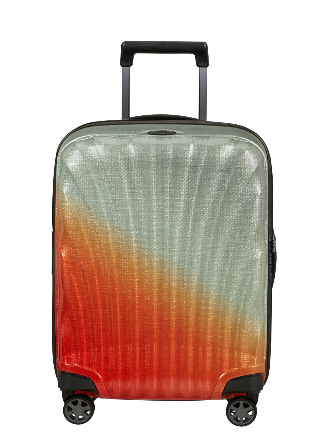 Samsonite C-Lite spinner 55 cm - voorkant oranje
