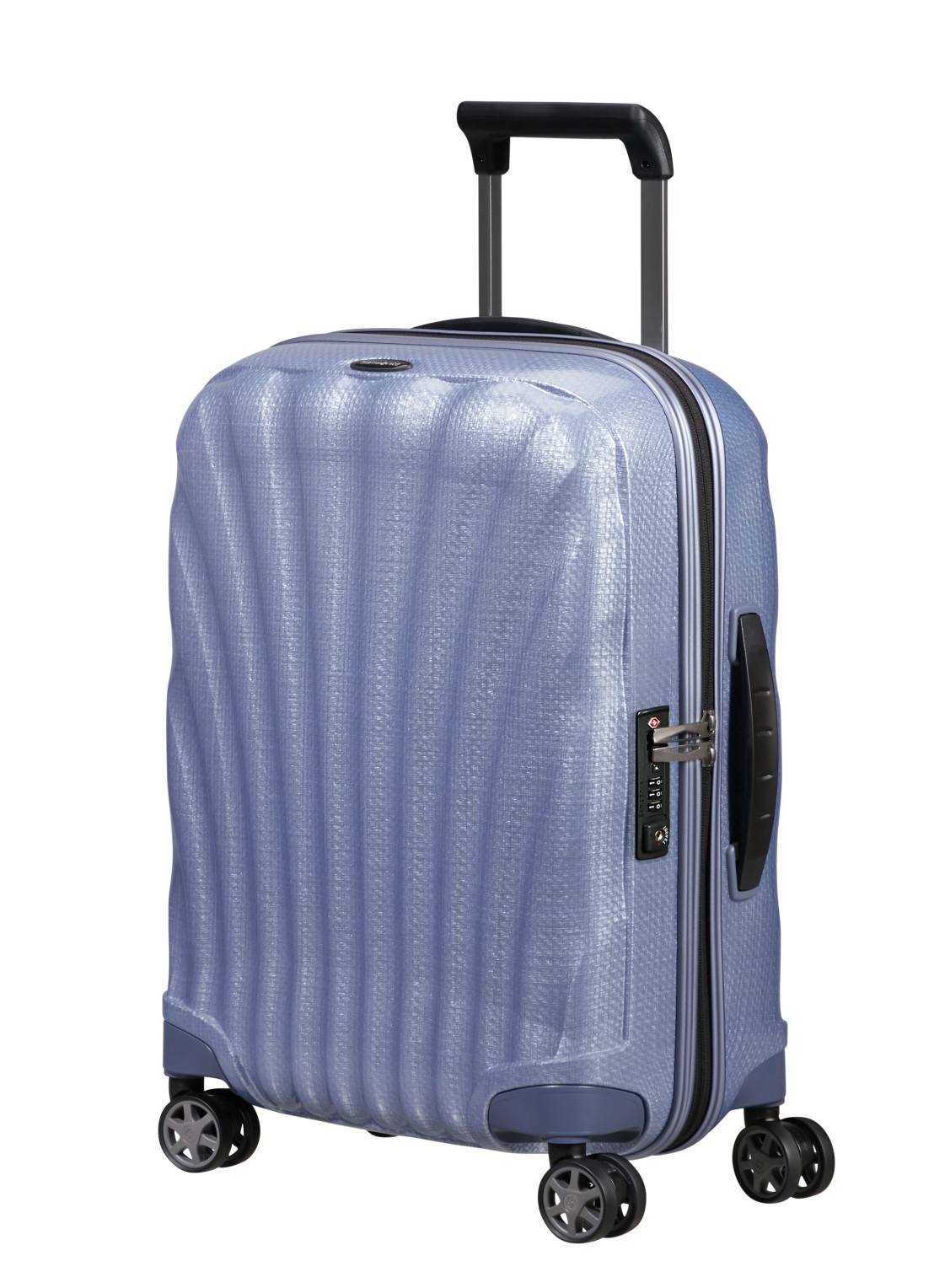 Samsonite C-Lite spinner 55 cm - voorkant 2 lavendel