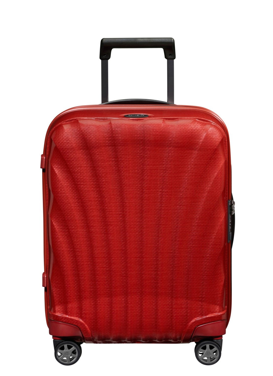 Samsonite C-Lite spinner 55 cm - voorkant 3 rood