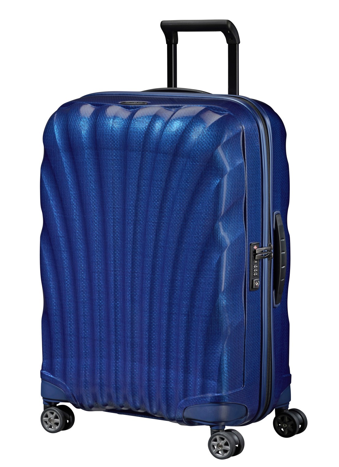 Samsonite C-Lite spinner 69 cm - voorkant 3 deep blue