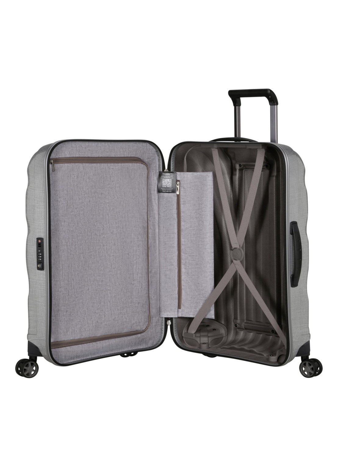Samsonite C-Lite spinner 69 cm - achterkant grijs
