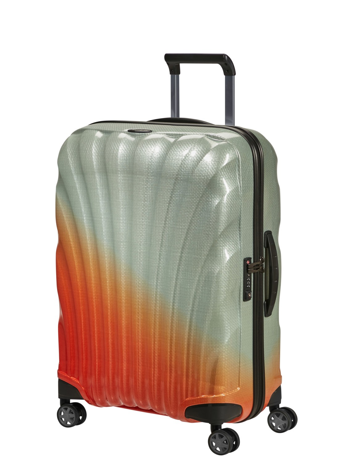 Samsonite C-Lite spinner 69 cm - voorkant 4 oranje