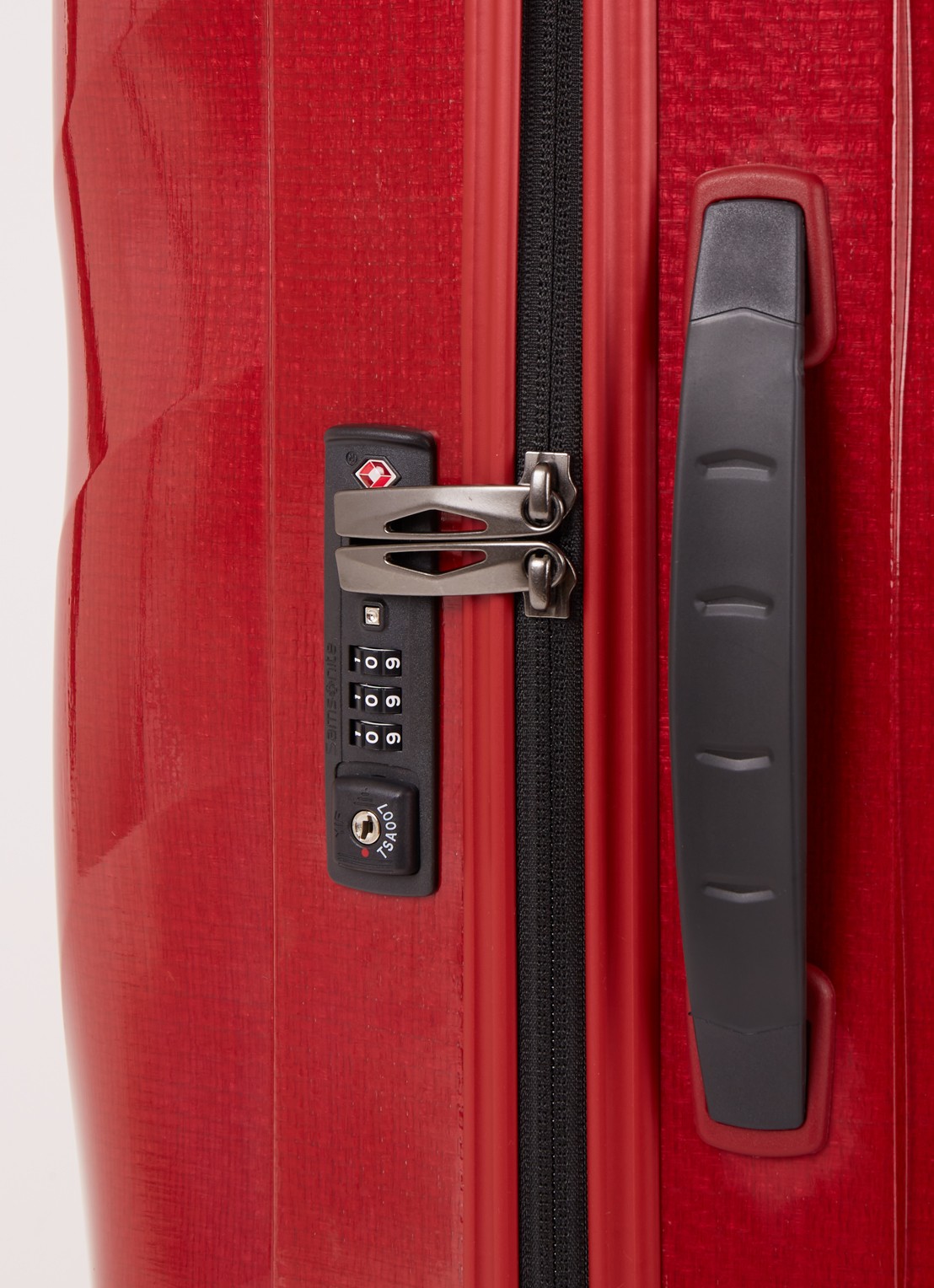 Samsonite C-Lite spinner 75 cm - detail 4 steenrood