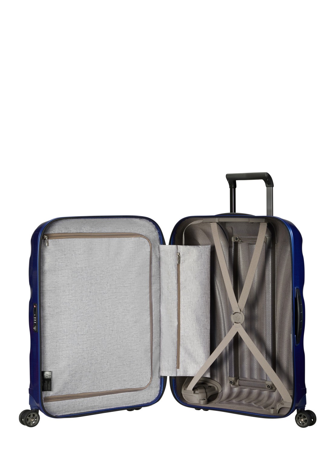 Samsonite C-Lite spinner 75 cm  - achterkant 5 deep blue