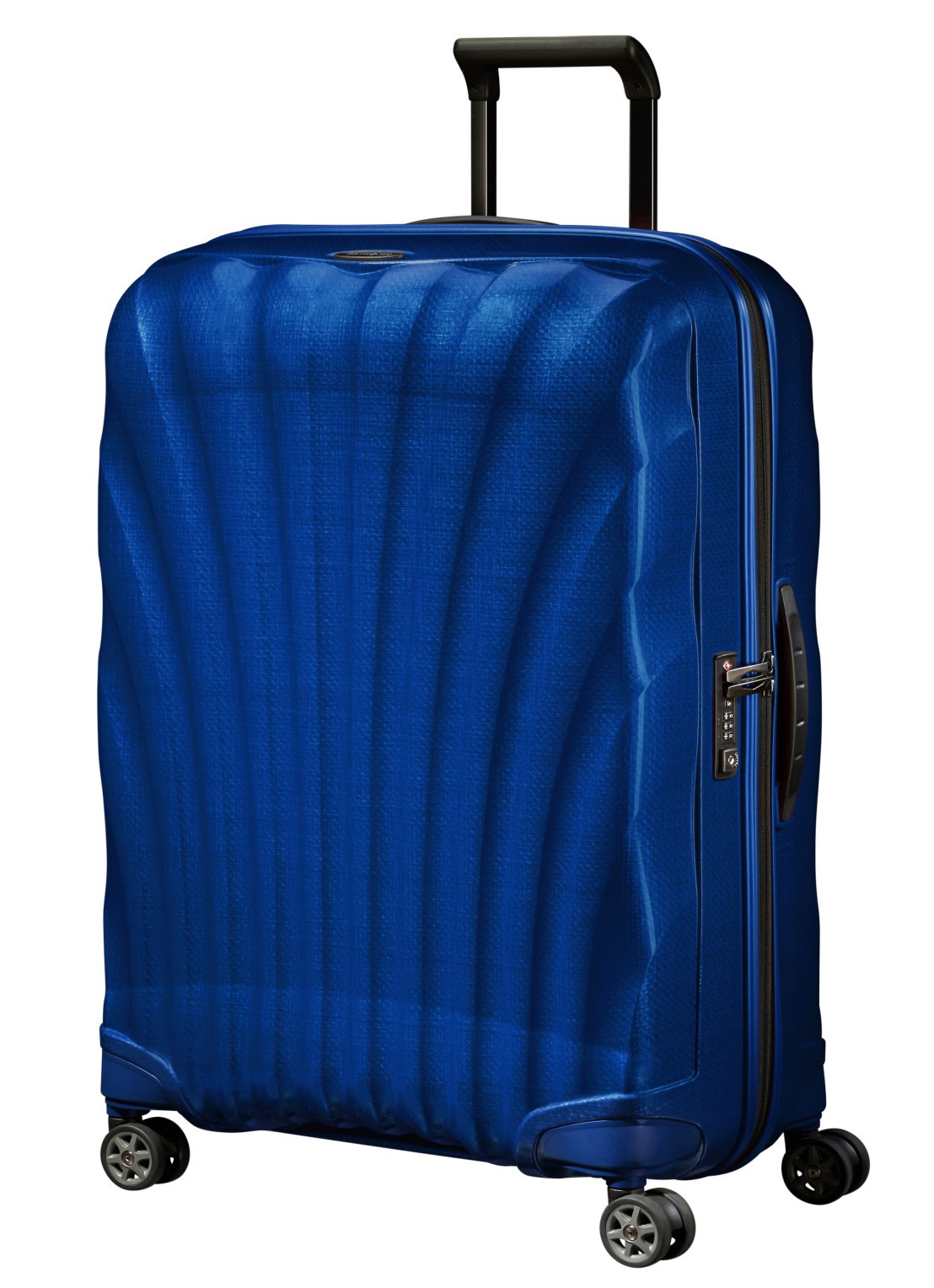 Samsonite C-Lite spinner 75 cm  - voorkant 2 deep blue