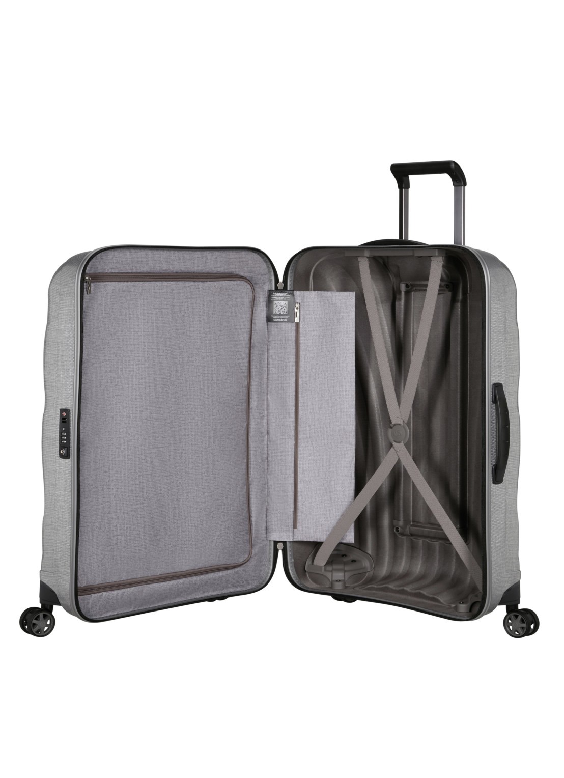 Samsonite C-Lite spinner 75 cm  - achterkant 3 grijs