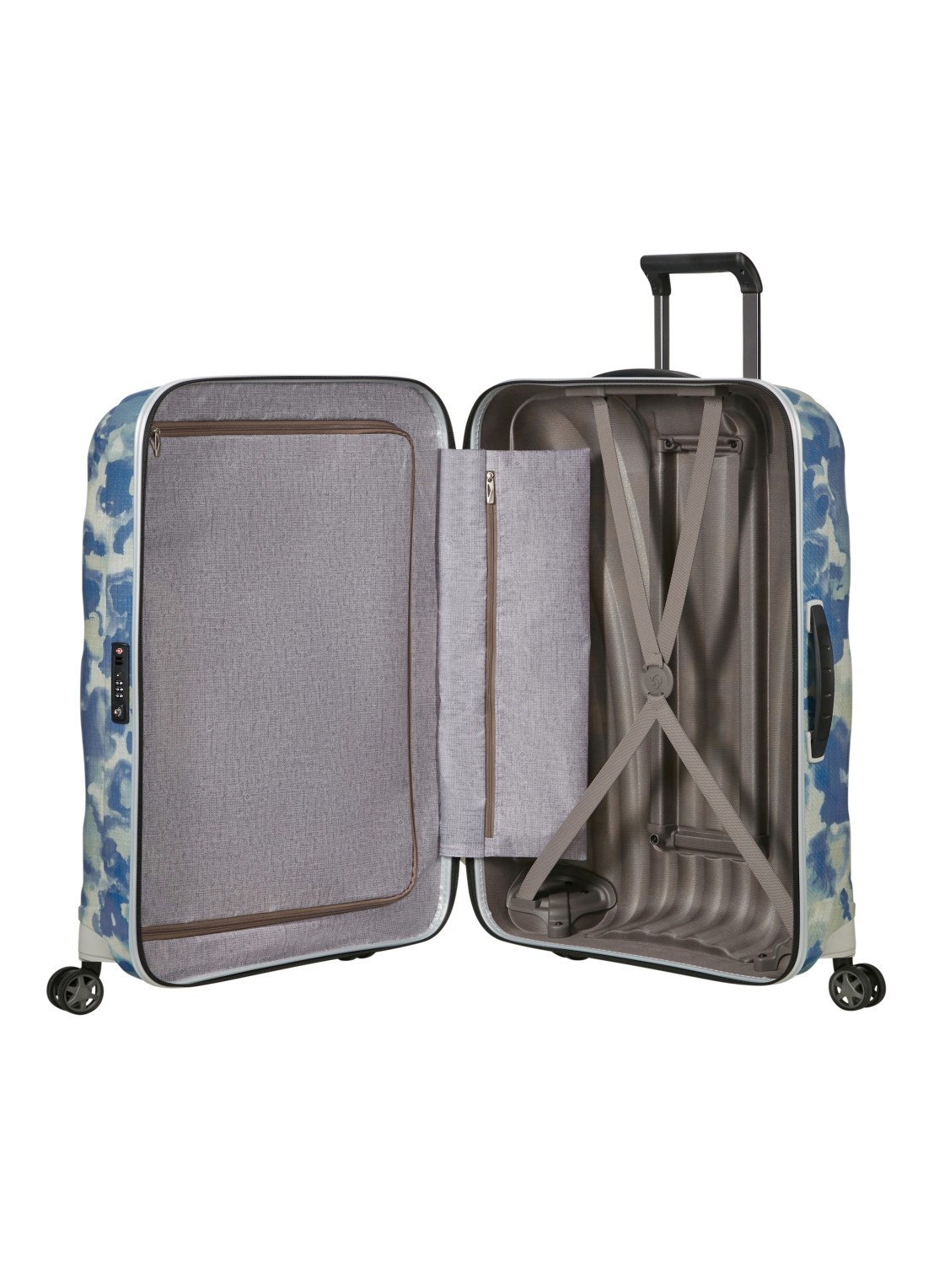Samsonite C-Lite spinner 75 cm - detail lichtblauw