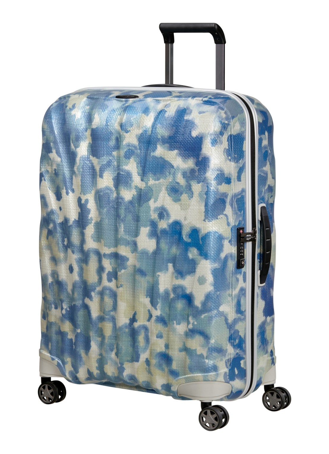 Samsonite C-Lite spinner 75 cm - voorkant 5 lichtblauw
