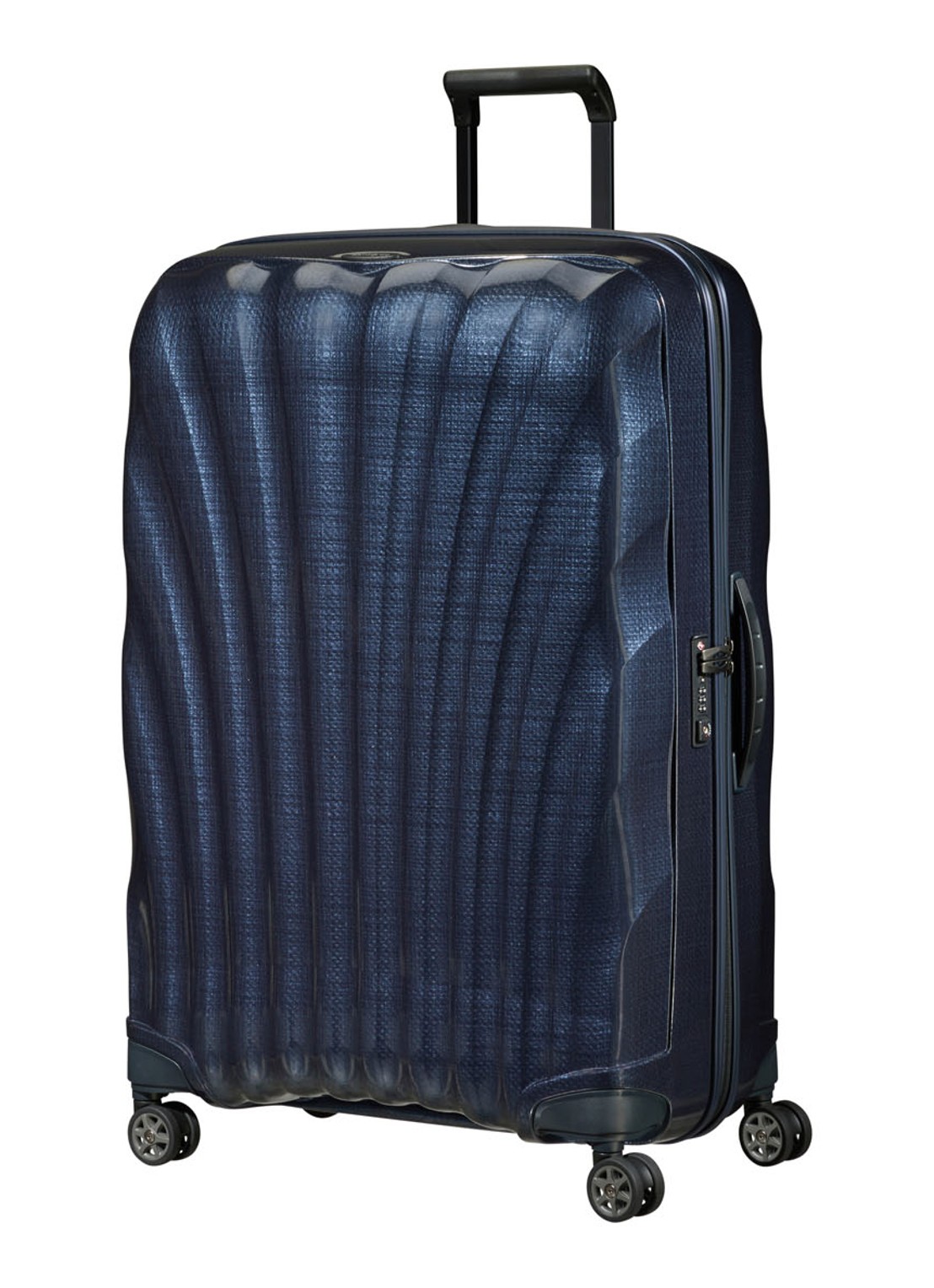 Samsonite C-Lite spinner 81 cm - detail donkerblauw