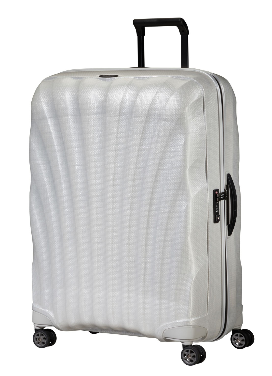 Samsonite C-Lite spinner 81 cm - voorkant 4 gebroken wit