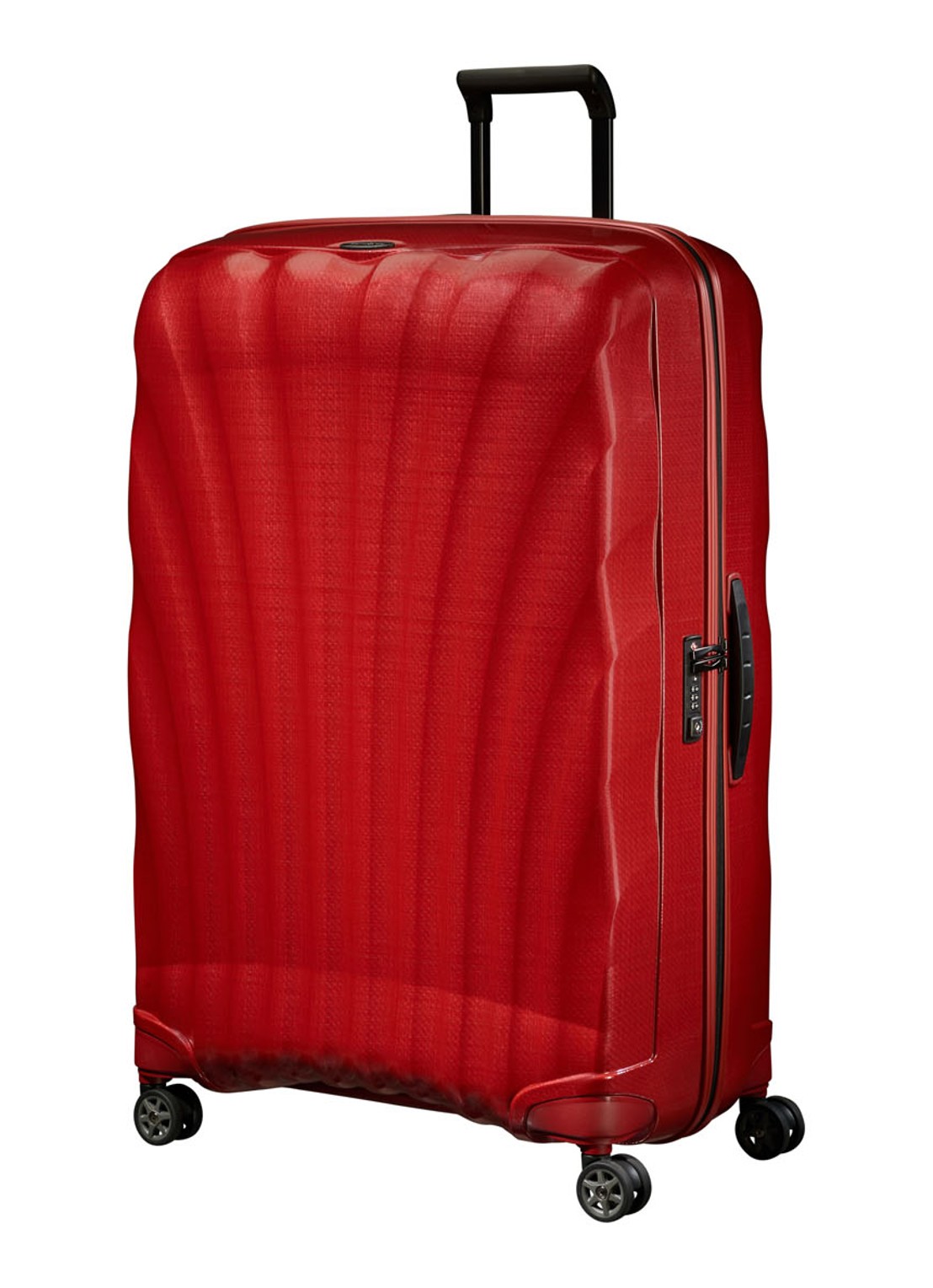 Samsonite C-Lite spinner 86 cm - detail steenrood