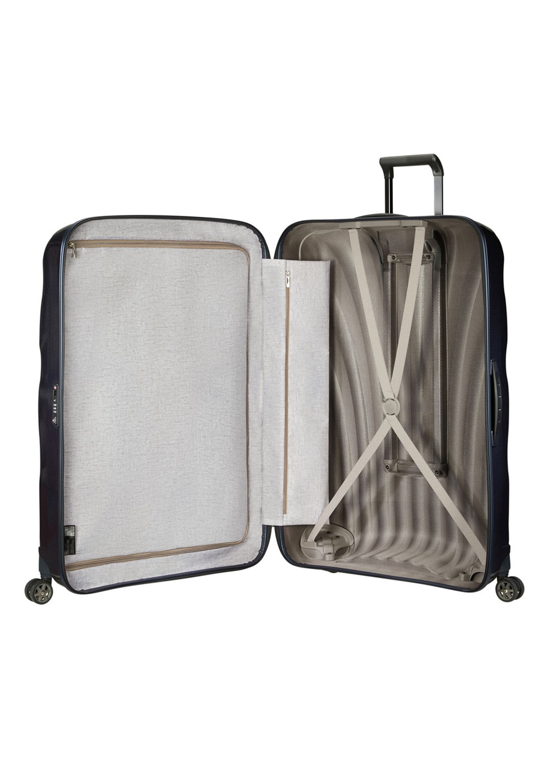Samsonite C-Lite spinner 86 cm - voorkant 2 blauw
