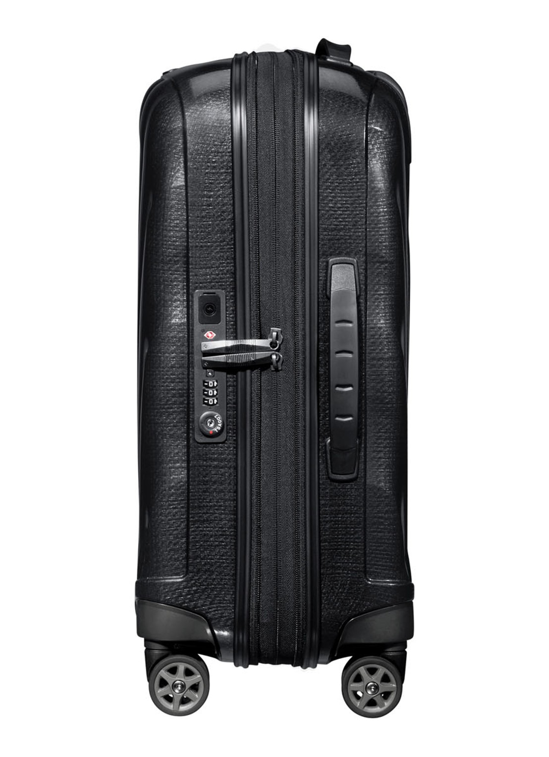 Samsonite C-Lite uitbreidbare spinner met USB-poort 55 cm - detail 3 zwart