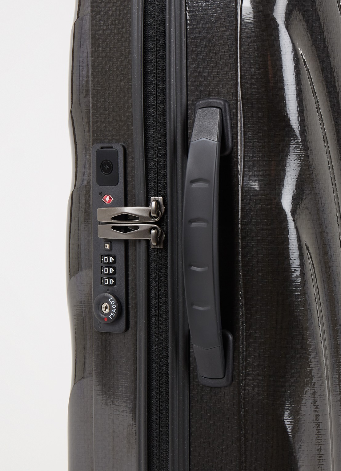 Samsonite C-Lite uitbreidbare spinner met USB-poort 55 cm - detail 5 zwart