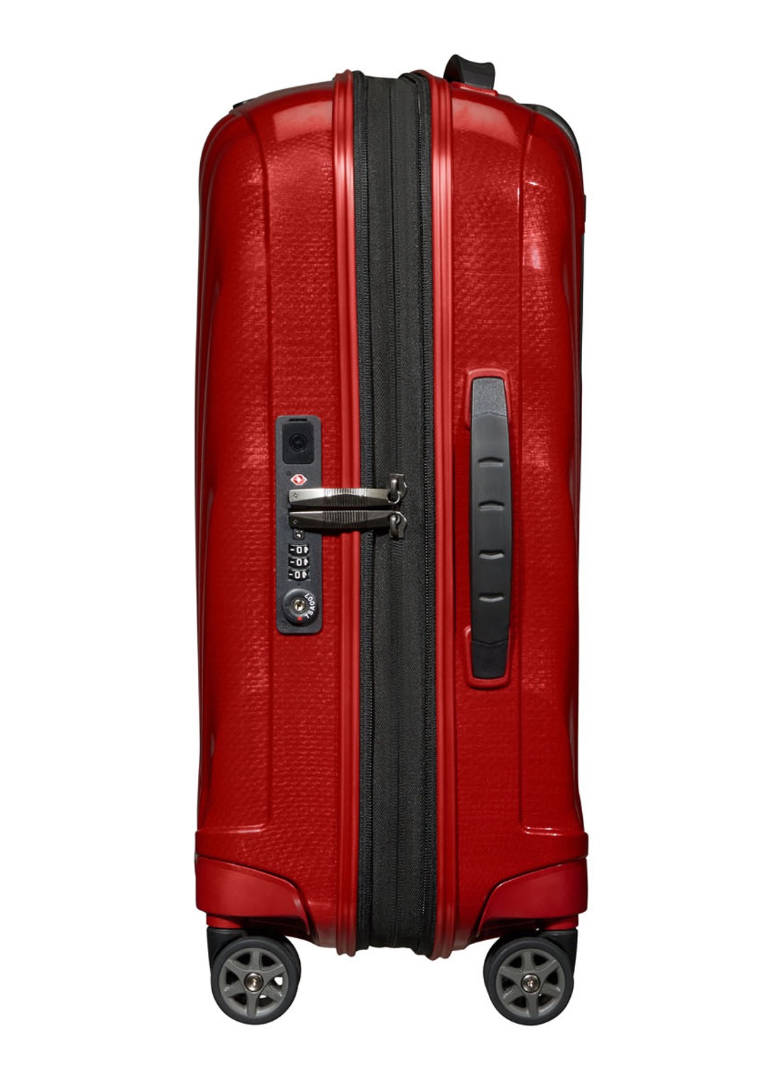 Samsonite C-Lite uitbreidbare spinner met USB-poort 55 cm - detail 3 steenrood