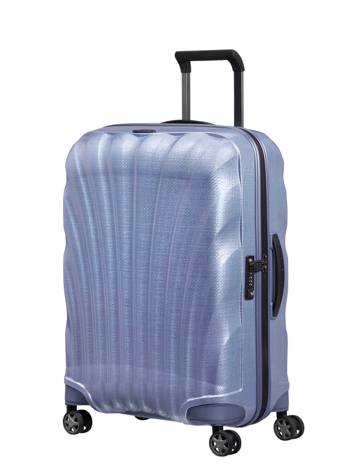 Samsonite C-Lite vergrootbare spinner 69 cm - voorkant 2 lavendel