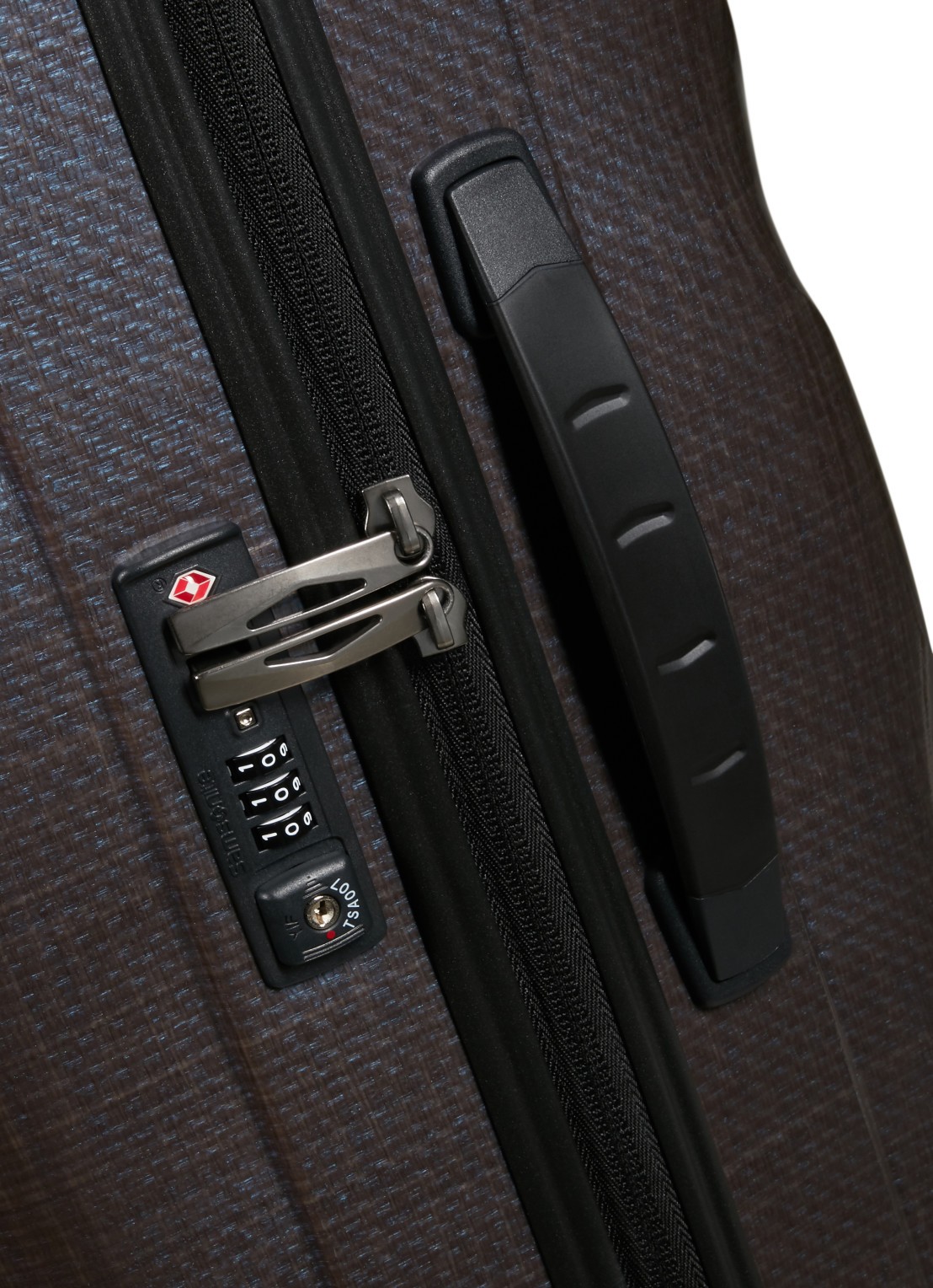 Samsonite C-Lite vergrootbare spinner 69 cm - detail 3 aubergine