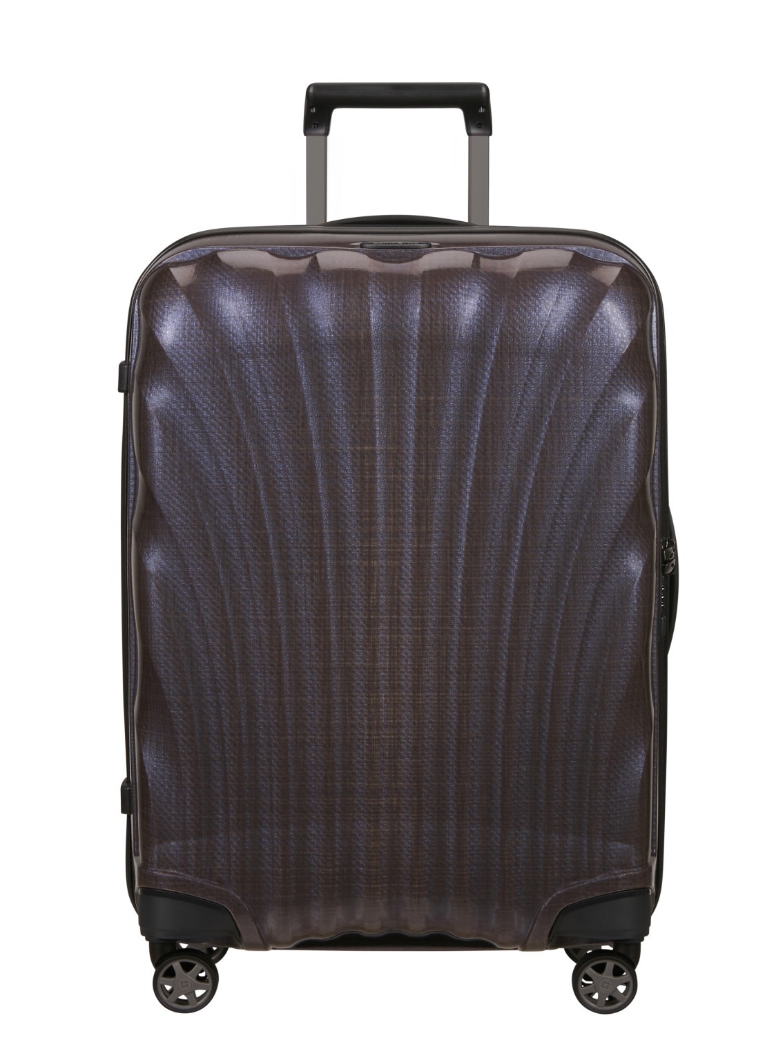 Samsonite C-Lite vergrootbare spinner 69 cm - voorkant 4 aubergine