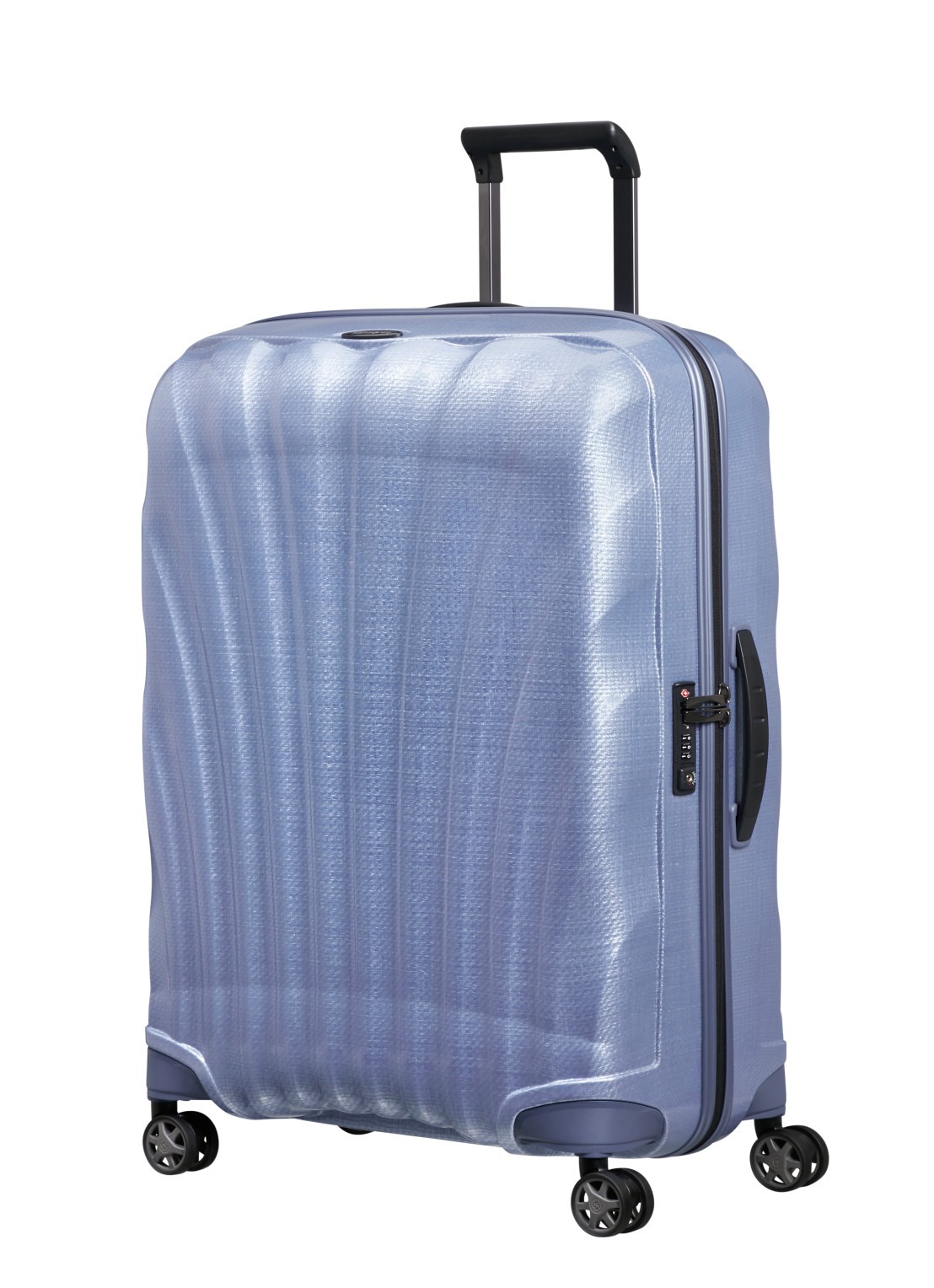 Samsonite C-Lite vergrootbare spinner 75 cm - voorkant 4 lavendel