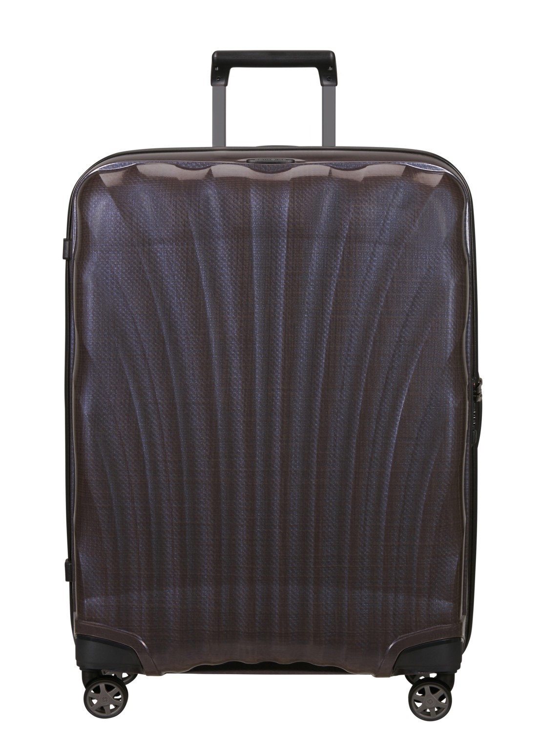 Samsonite C-Lite vergrootbare spinner 75 cm - voorkant aubergine