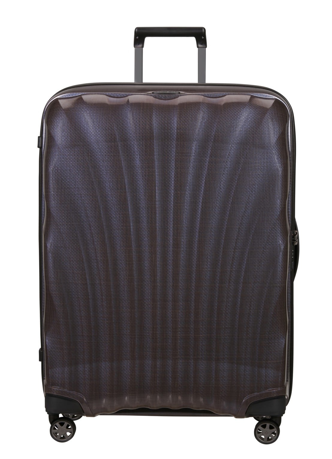 Samsonite C-Lite vergrootbare spinner 81 cm - voorkant 4 aubergine