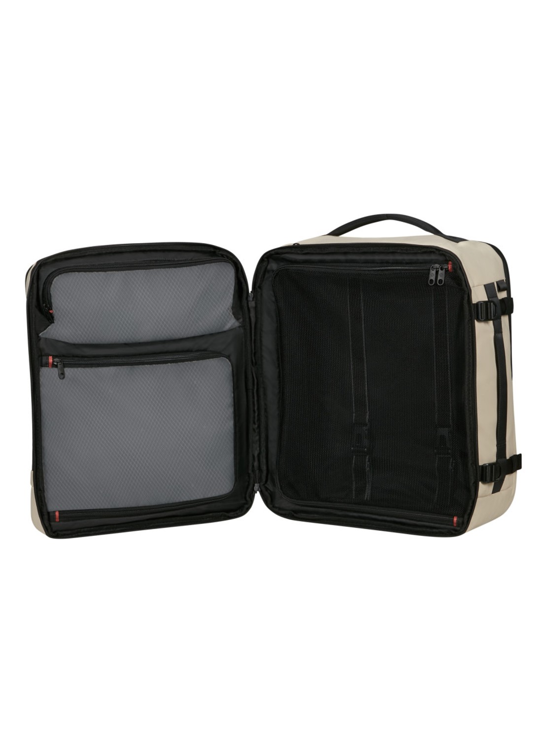 Samsonite Cabin Pack rugzak - achterkant zand