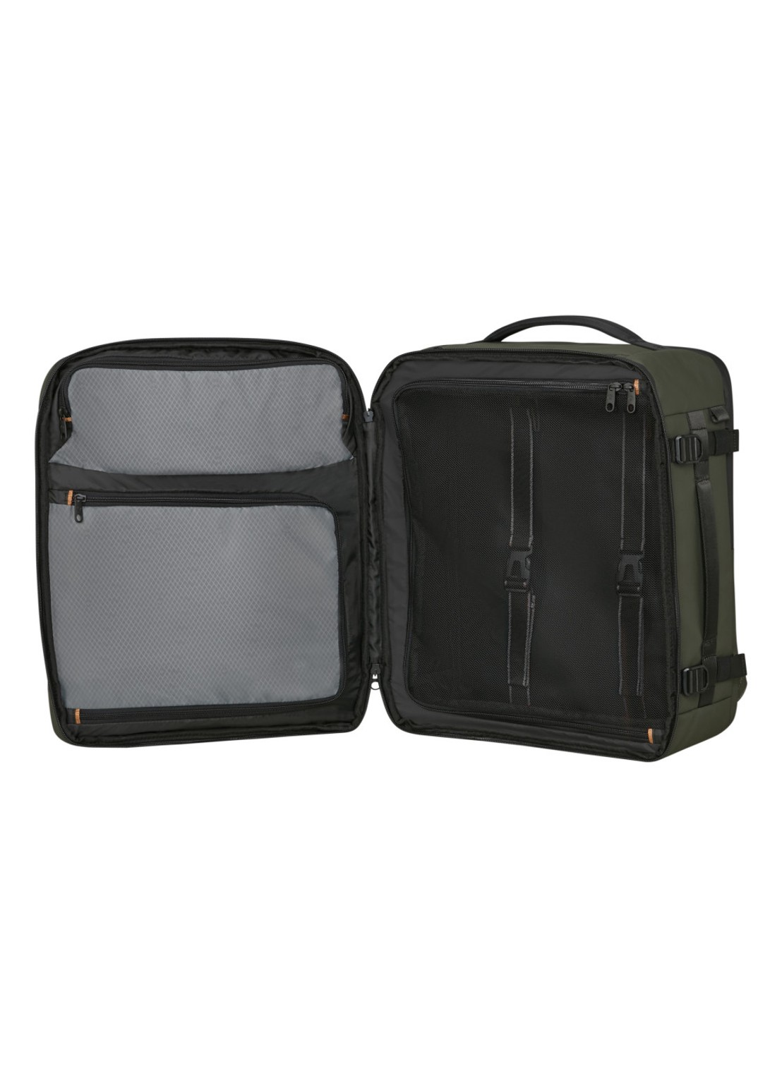 Samsonite Cabin Pack rugzak - achterkant 4 legergroen