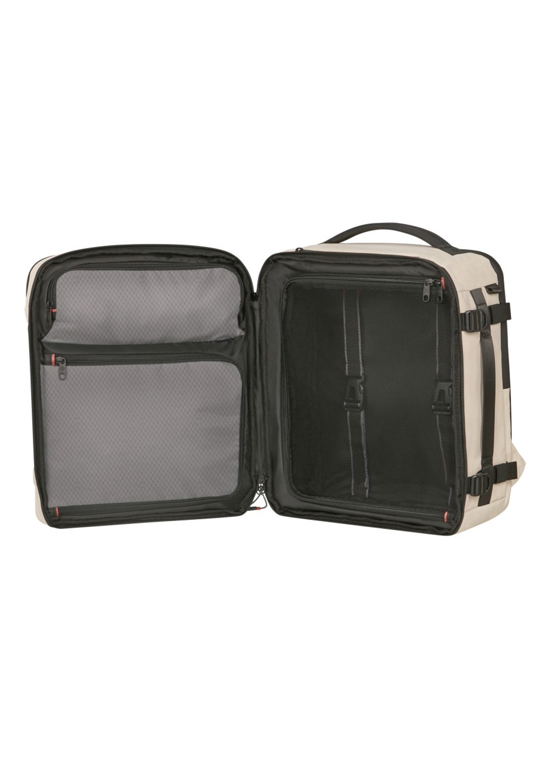Samsonite Cabin Pack S rugzak - achterkant 4 zand