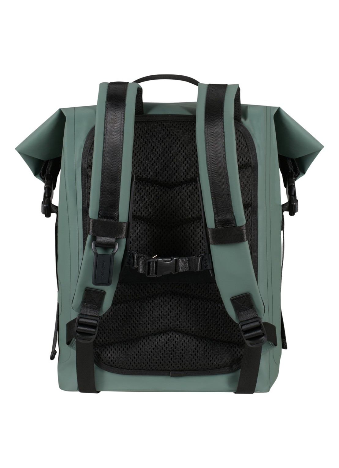 Samsonite Coatify Biz rugzak met 15.6 inch laptopvak - achterkant 2 green