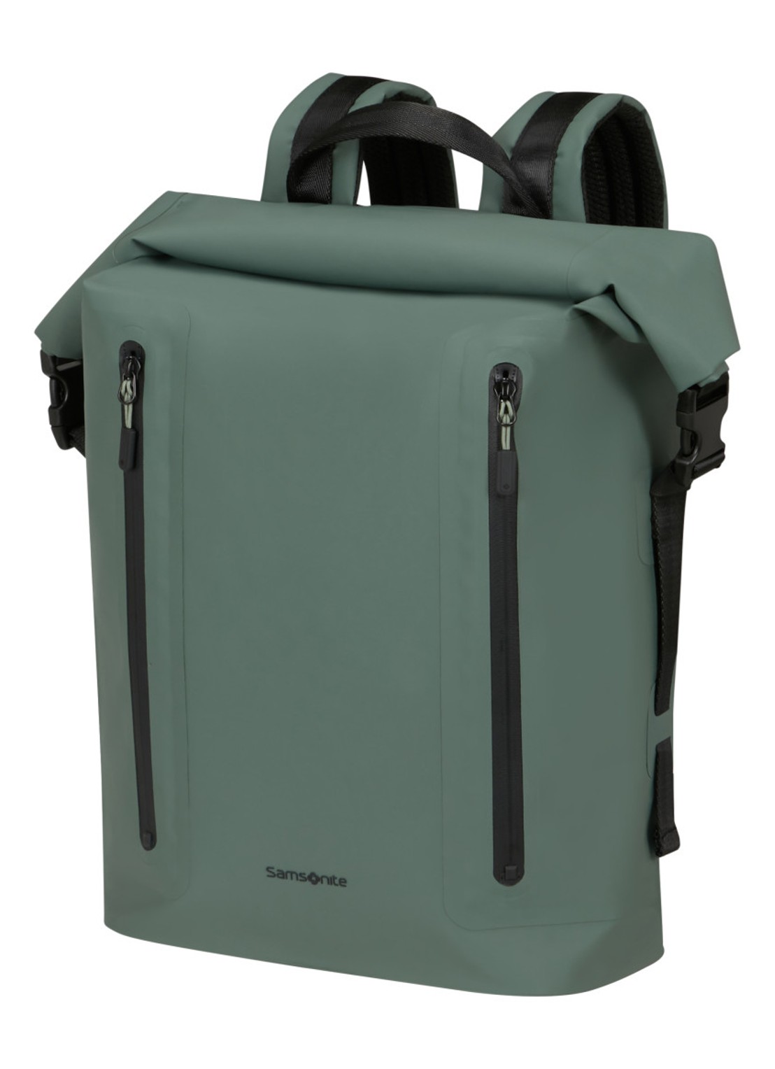 Samsonite Coatify Biz rugzak met 15.6 inch laptopvak - voorkant 4 green