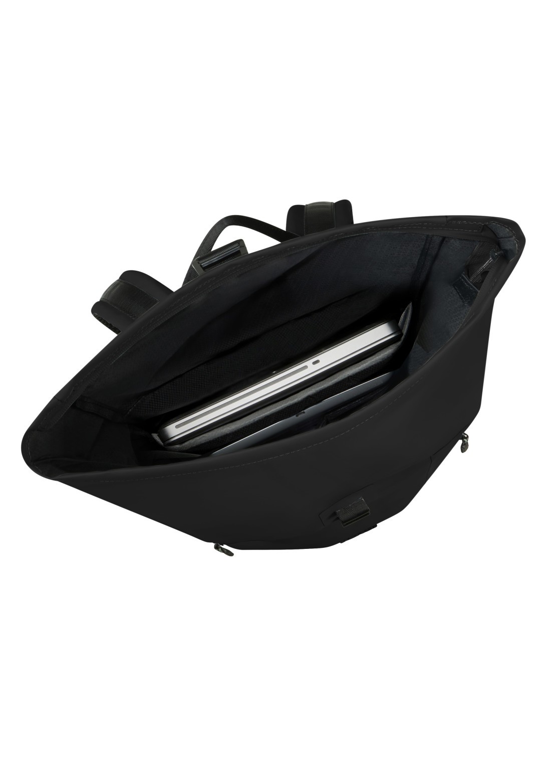 Samsonite Coatify rolltop rugzak met 14,1 inch laptopvak - detail 3 zwart