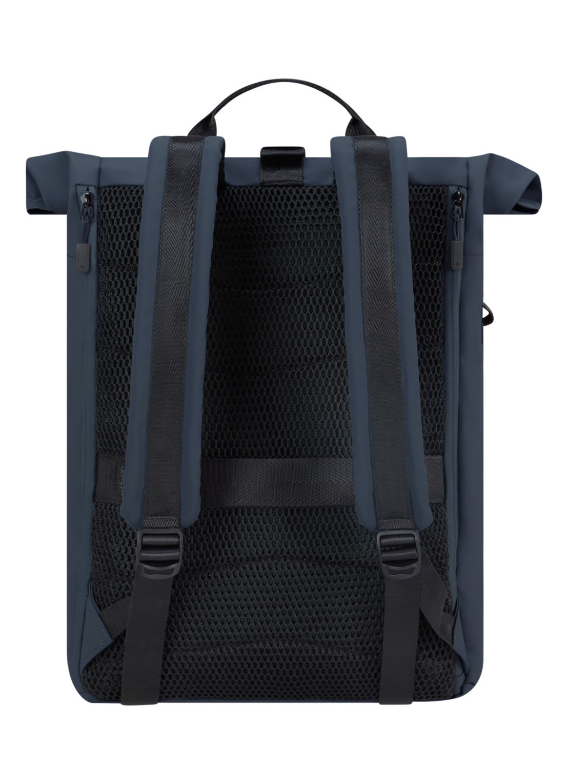 Samsonite Coatify rolltop rugzak met 14,1 inch laptopvak - achterkant 4 blauw
