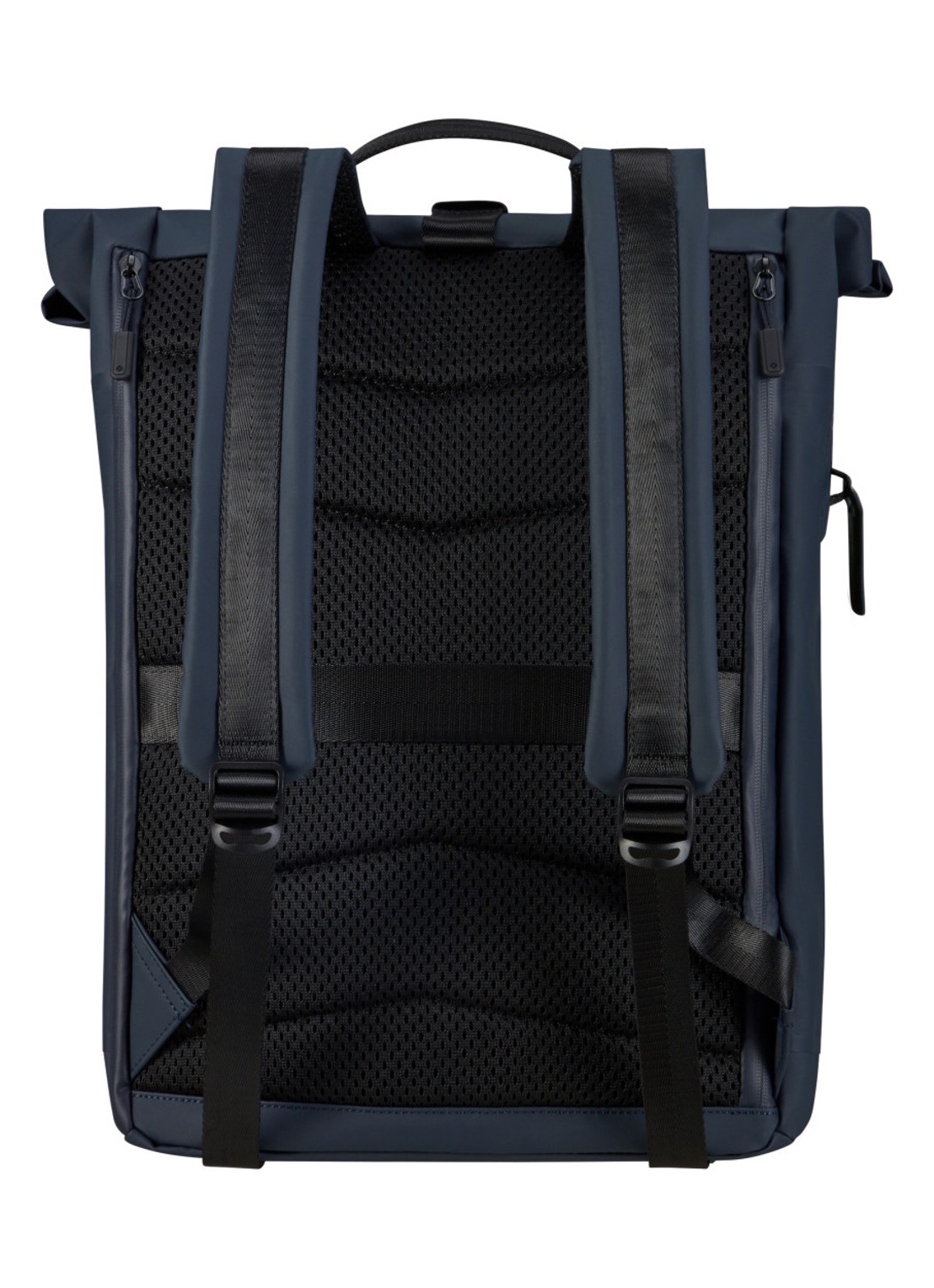 Samsonite Coatify rolltop rugzak met 15,6 inch laptopvak - achterkant 4 donkerblauw