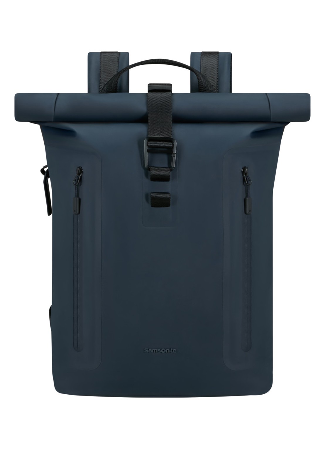 Samsonite Coatify rolltop rugzak met 15,6 inch laptopvak - voorkant 2 donkerblauw
