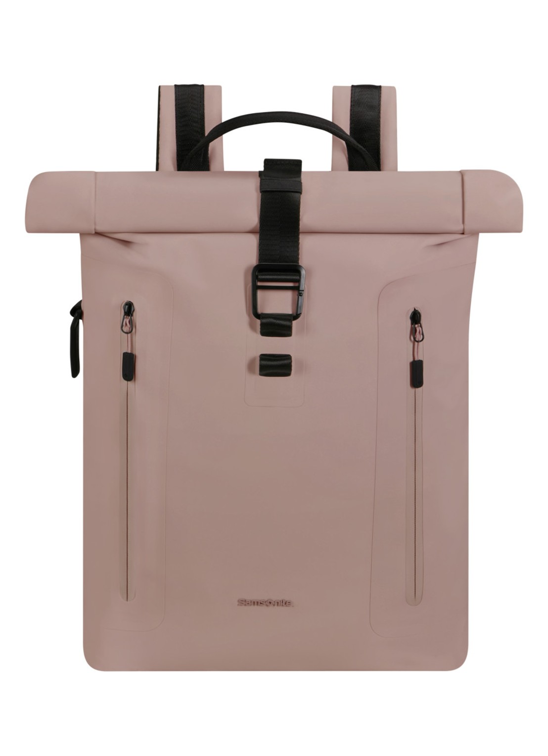 Samsonite Coatify rolltop rugzak met 15,6 inch laptopvak - voorkant 3 roze